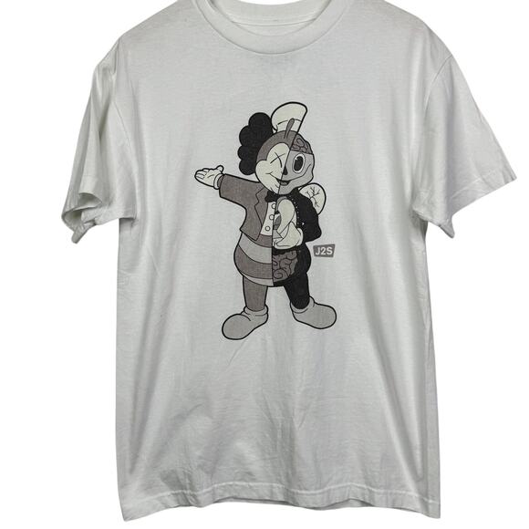 5 for $25| Joel 2 Sleep JS2 Jollibee x KAWS Graphic Tee Unisex Size M - Picture 1 of 6